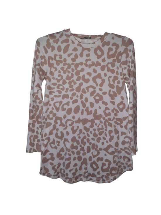 Bom Bom Sweaters - Bom Bom Animal Print Sweater Small